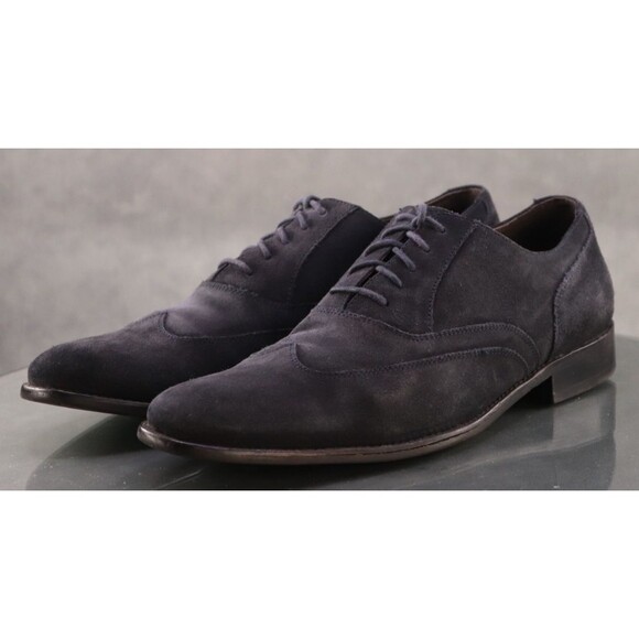 John Varvatos Men\'s Wingtip Oxfords Dress Shoes Size 12 M Nubuck Leather Blue main image 11